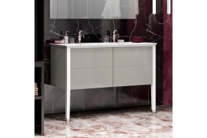 Тумба с раковиной напольная Opadiris Рубинно 120 серый