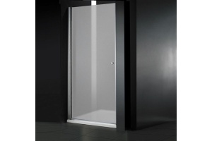 Душевая дверь Cezares Elena 80 хром стекло рифленое