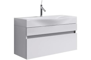 Тумба с раковиной Aqwella 5 stars Бергамо 80 белая