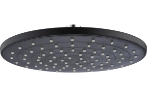 Верхний душ Wasserkraft черный матовый