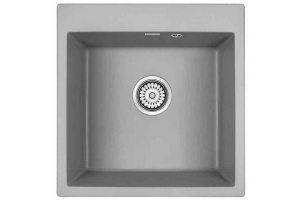 Мойка кухонная Paulmark Praktisch 51 серый матовый