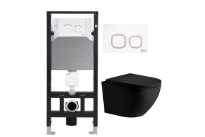 Комплект Weltwasser AMBERG 506 + MERZBACH 004 MT-BL + AMBER RD-WT (10000006811)