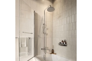 Смеситель с верхним душем и изливом - 2