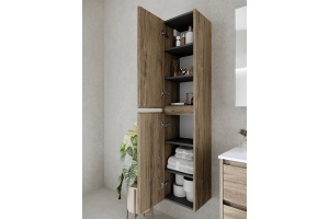 Шкаф-пенал подвесной Sancos Libra 35 светлое дерево - 3