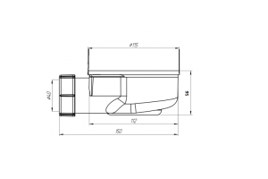 Сифон для поддона Good Door Essentia / Flow / Stella - 3