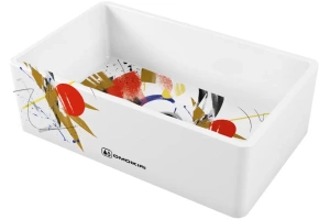 Мойка кухонная Omoikiri Mikura Natceramic/white (4993021)
