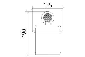 Держатель для туалетной бумаги Boheme Royal Cristal бронза - 2