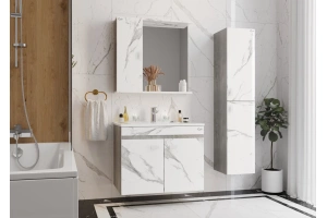 Комплект мебели Onika Марбл 75 мрамор/камень бетонный (107517) - 3