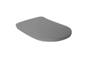 Сиденье для унитаза Kerasan Tribeca с системой микролифт, серый матовый (519189)