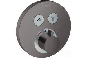 Смеситель для душа Hansgrohe ShowerSelect с термостатом шлифованный черный хром