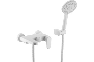 Смеситель Boheme Spectre 453-MW для ванны с душем, белый