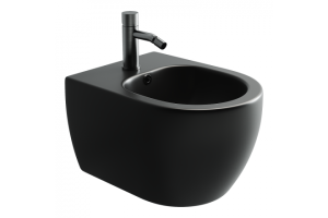 Биде подвесное Ceramica Nova Play черный-матовый