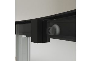 Душевой уголок STWORKI Карлстад DE019RC90120200BLK 120x90 см профиль черный матовый - 3