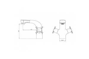 Смеситель Kaiser Cuatro 58011 для раковины - 2