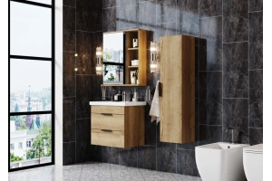 Тумба с раковиной Onika Легран COMO-60 дуб галифакс (106142) - 3