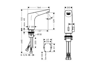 Смеситель для раковины Hansgrohe  хром (31173000) - 2