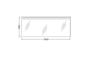 Зеркало Jacob Delafon EB1422 160 см - 2