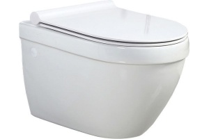 Унитаз подвесной BelBagno Cento-r BB509CH с сиденьем микролифт BB2031SC