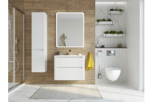 Мебель для ванной STWORKI Монтре 80 белая - 2