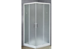 Душевой уголок Royal Bath HPD 85x85 профиль белый стекло матовое