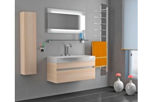Мебель для ванной Aqwella 5 stars Бергамо 100 акация - 3