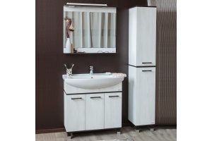 Мебель для ванной Sanflor Толедо 85 венге, северное дерево светлое