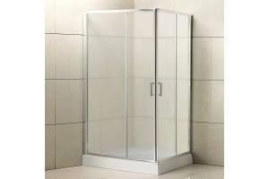 Душевой уголок BelBagno Uno 100х80 стекло текстурное (UNO-195-AH-2-100/80-P-Cr)