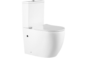 Чаша для напольного унитаза Vincea Evo белая с сиденьем микролифт без бачка