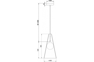 Подвесной светильник Freya Toper FR5389PL-01BS - 3