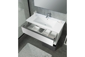 Комплект мебели Sanvit Контур 90 белый глянец - 3