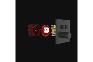 Смеситель для душа Vincea термостатический сталь - 3