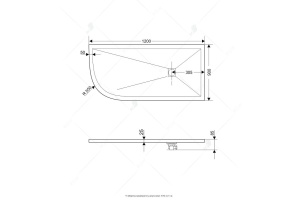Душевой поддон Rgw  90 см (16154129-01R) - 2