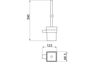 Ершик Allen Brau Infinity 6.21008-00 хром - 2