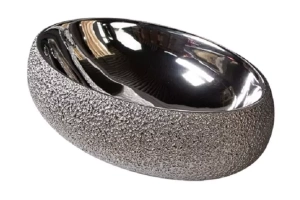 Раковина накладная Armadi Art NeoArt 48 серебро