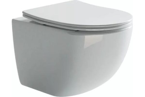 Комплект подвесного унитаза с инсталляцией Ceramica Nova Forma с кнопкой Flat черной матовой - 2