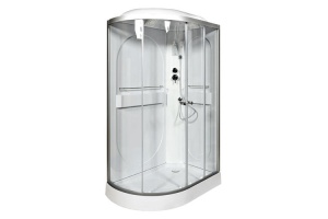 Душевая кабина Deto L 120х80 с электрикой, хром (L602REL) - 2