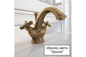 Смеситель Webert Karenina KA700102065 бронза, для раковины - 2