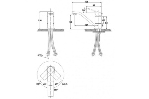 Смеситель для раковины KAISER Sonat (34010-4) - 2