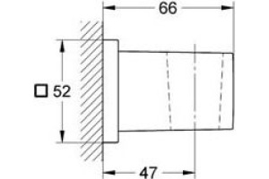 Настенный держатель Grohe Euphoria Cube 27693000 - 2
