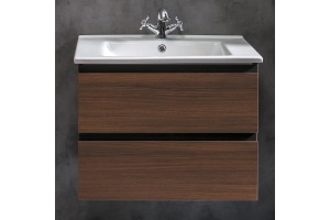 Тумба с раковиной Armadi Art Capolda 65 dark wood