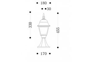 Уличный светильник Maytoni Abbey Road O004FL-01B - 2