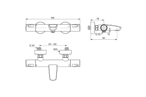 Смеситель для ванны Ideal Standard Ceratherm с термостатом хром - 2
