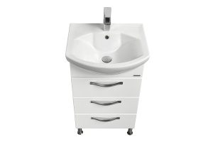 Тумба с раковиной напольная Aquaton Ария Н 50 белый - 2