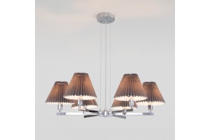 Подвесная люстра Eurosvet Peony 60136/6 хром/графит - 2