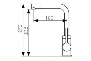 Смеситель Kaiser Teka 13144 для кухонной мойки, хром - 2