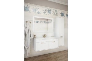 Зеркало Sanflor Ванесса 105 белое - 2