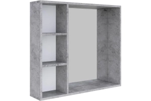 Зеркало-шкаф Onika Девис 80 бетон чикаго (208093)