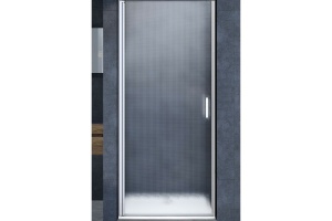 Душевая дверь Vincea Alpha 95 хром стекло рифленое