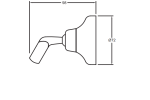 Настенный держатель Jacob Delafon Fairfax E75093-CP - 2