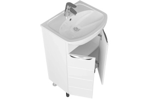 Тумба под раковину Санта Родос 50 белый - 2